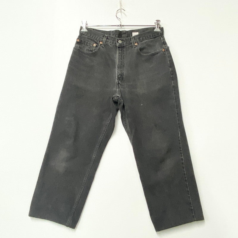 【中古品】【メンズ】 00550-0260 メキシコ製 99年製 刻印493 90S RELAXED FIT リラックスフィット 550 BLACK DENIM PANTS ブラックデニムパンツ ズボン ボトムス 157-260331-ya-03-izu サイズ：34×30 カラー：BLACK 万代Net店