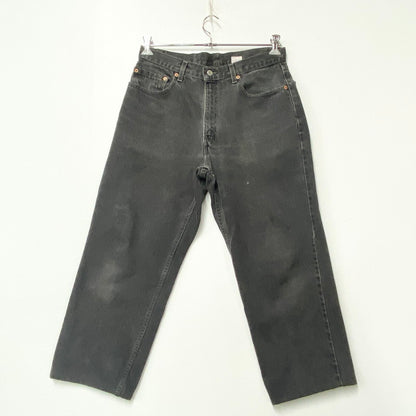 【中古品】【メンズ】 00550-0260 メキシコ製 99年製 刻印493 90S RELAXED FIT リラックスフィット 550 BLACK DENIM PANTS ブラックデニムパンツ ズボン ボトムス 157-260331-ya-03-izu サイズ：34×30 カラー：BLACK 万代Net店