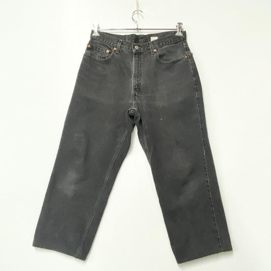 【中古品】【メンズ】 00550-0260 メキシコ製 99年製 刻印493 90S RELAXED FIT リラックスフィット 550 BLACK DENIM PANTS ブラックデニムパンツ ズボン ボトムス 157-260331-ya-03-izu サイズ：34×30 カラー：BLACK 万代Net店