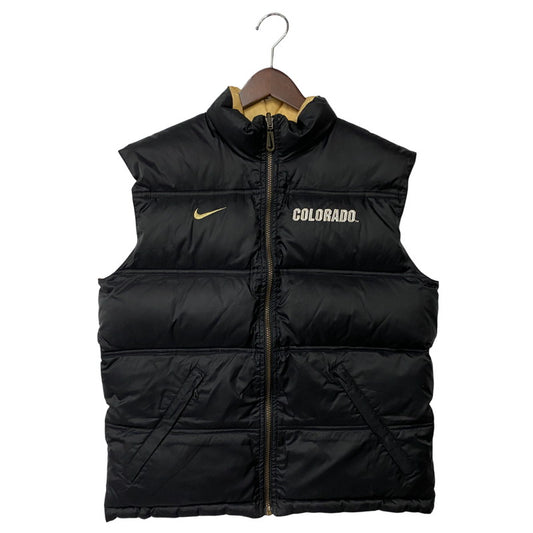 【中古品】【メンズ】 NIKE ナイキ F7-YNG 白タグ COLORADO REVERSIBLE DOWN VEST コロラド リバーシブル ダウンベスト アウター 146-260404-kh-01-izu サイズ：S カラー：ブラック×イエロー 万代Net店