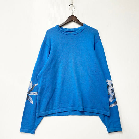 【中古品】【メンズ】 22SS ORCHID SWEATER オーキッド セーター トップス ニット 142-260331-ya-05-izu サイズ：L カラー：BLUE 万代Net店