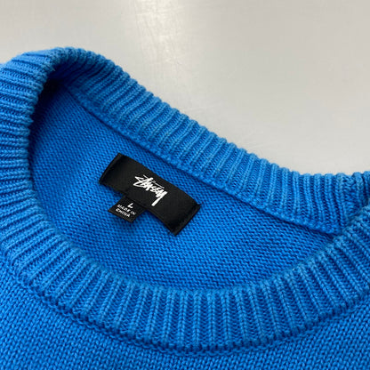 【中古品】【メンズ】 22SS ORCHID SWEATER オーキッド セーター トップス ニット 142-260331-ya-05-izu サイズ：L カラー：BLUE 万代Net店