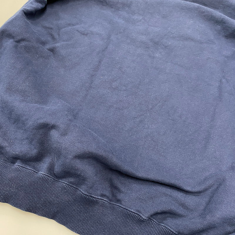 【中古品】【メンズ】 XLARGE エクストララージ 101223012011 RETRO CREWNECK SWEAT レトロ クルーネック スウェット トップス 142-260404-kh-05-izu サイズ：L カラー：ネイビー×グリーン 万代Net店