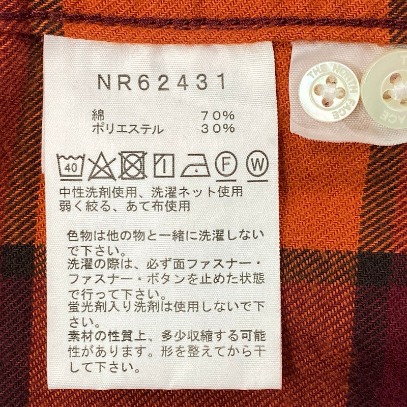 【中古品】【メンズ】 THE NORTH FACE ザ・ノースフェイス L/S FROSTFORGE FLANNEL SHIRT NR62431 ロングスリーブ フロストフォージ フランネルシャツ チェック 長袖 144-260607-as-25-izu サイズ：L カラー：マルチカラー 万代Net店