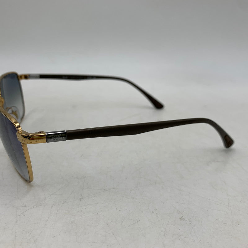 【中古品】【メンズ/レディース】 RB3684 POLARIZED+ LENSES SUNGLASSES ポラライズド＋レンズ サングラス 203-260331-cs-21-izu サイズ：58口18-140 カラー：ゴールド×ブラウン 万代Net店