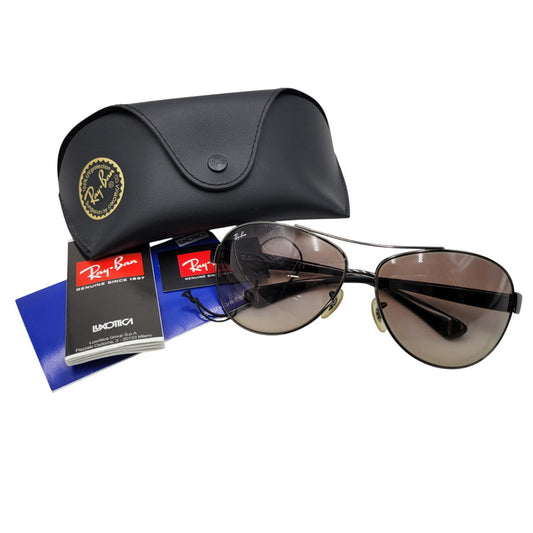 【中古品】【メンズ/レディース】 SUNGLASSES RB3386 サングラス 203-260403-as-25-izu サイズ：67□13-130 カラー：ブラック系×ブラウン系 万代Net店