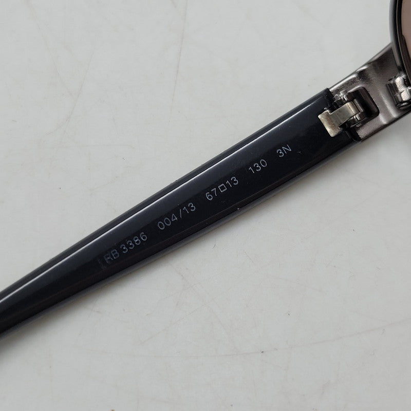 【中古品】【メンズ/レディース】 SUNGLASSES RB3386 サングラス 203-260403-as-25-izu サイズ：67□13-130 カラー：ブラック系×ブラウン系 万代Net店