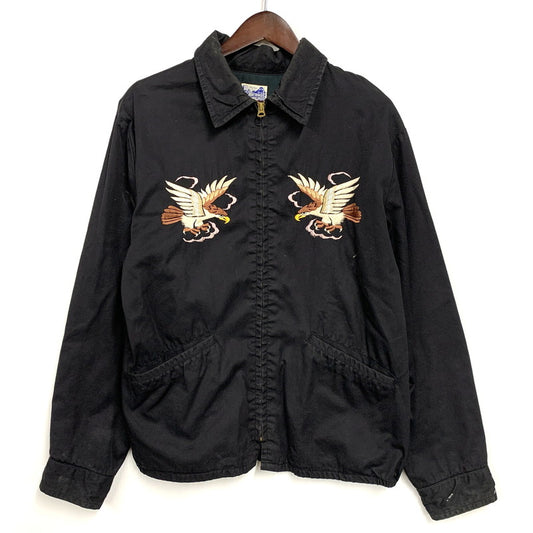 【中古品】【メンズ】 TOYO ENTERPRISE × BEAMS 東洋エンタープライズ×ビームス 11-18-2918-086 別注 鷹×JAPAN VIETNAM JACKET ベトナム ジャケット アウター 145-260331-cs-19-izu サイズ：L カラー：ブラック 万代Net店