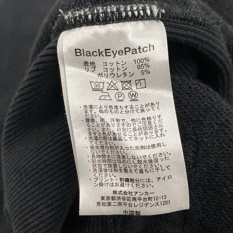 【中古品】【メンズ】 BLACK EYE PATCH ブラックアイパッチ LABEL PACK HOODIE ラベル パック フーディー トップス スウェット 142-260331-ya-01-izu サイズ：S カラー：BLACK 万代Net店