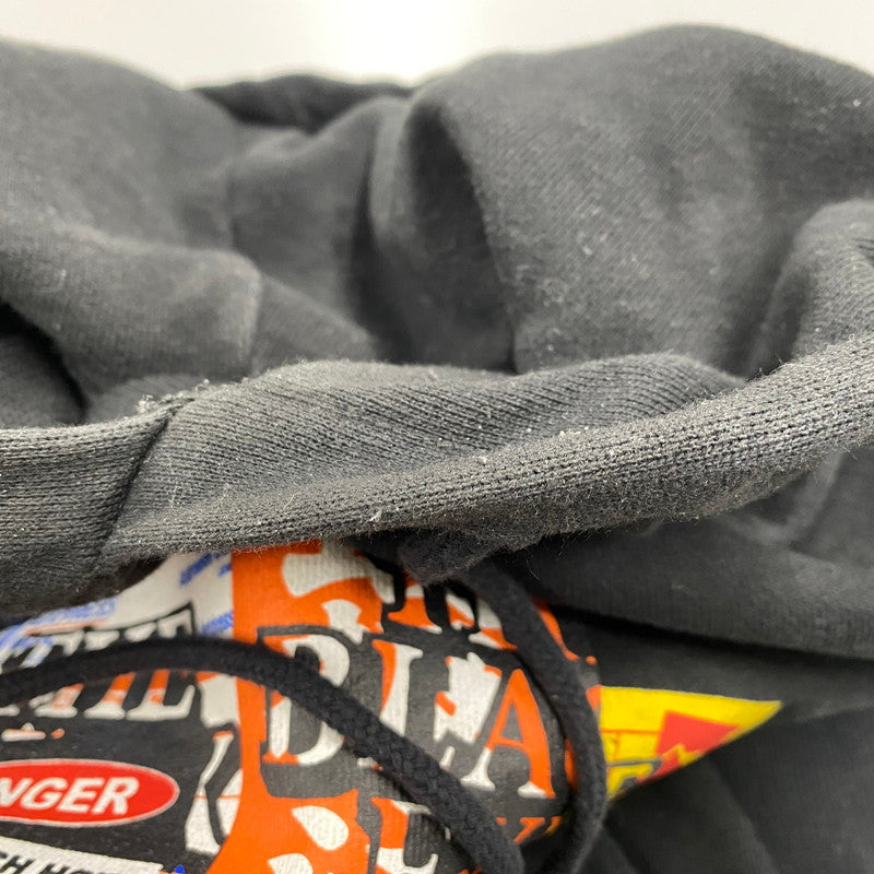 【中古品】【メンズ】 BLACK EYE PATCH ブラックアイパッチ LABEL PACK HOODIE ラベル パック フーディー トップス スウェット 142-260331-ya-01-izu サイズ：S カラー：BLACK 万代Net店
