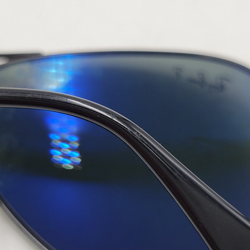 【中古品】【メンズ/レディース】 AVIATOR CLASSIC SUNGLASSES RB3025 アビエーター クラシック サングラス 203-260403-as-26-izu サイズ：58□14-135 カラー：ブラック系 万代Net店