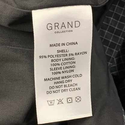 【中古品】【メンズ】 GRAND COLLECTION グランドコレクション 25SS TOMPKINS JACKET POLY トンプキンス ジャケット ポリ トップス アウター 142-260407-ya-07-izu サイズ：M カラー：チャコール系 万代Net店
