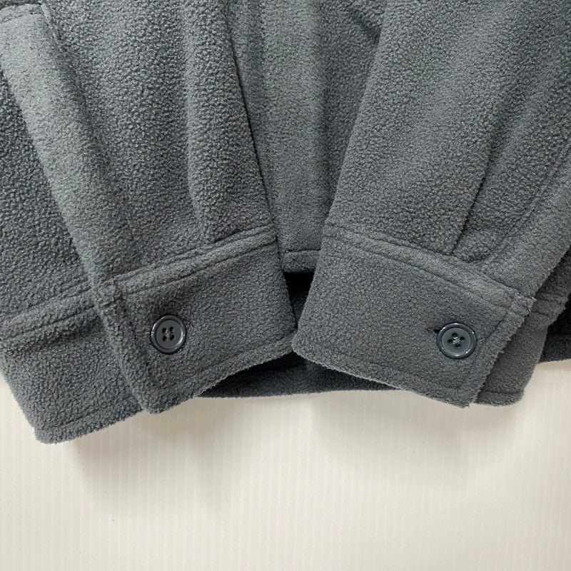 【中古品】【メンズ】 GRAND COLLECTION グランドコレクション POLAR FLEECE BUTTON UP OVERSHIRT ポーラーフリース ボタンアップ オーバーシャツ 142-260403-as-05-izu サイズ：M カラー：グレー 万代Net店