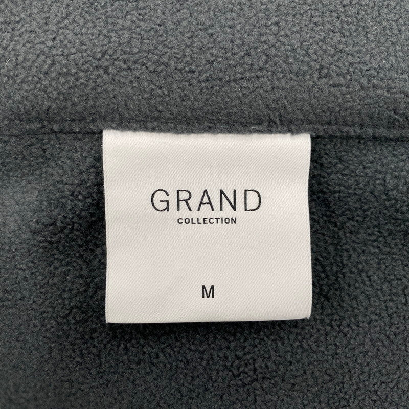 【中古品】【メンズ】 GRAND COLLECTION グランドコレクション POLAR FLEECE BUTTON UP OVERSHIRT ポーラーフリース ボタンアップ オーバーシャツ 142-260403-as-05-izu サイズ：M カラー：グレー 万代Net店