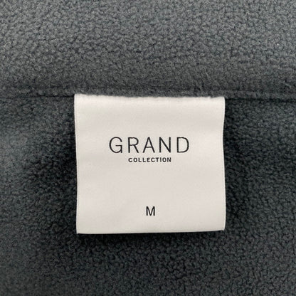 【中古品】【メンズ】 GRAND COLLECTION グランドコレクション POLAR FLEECE BUTTON UP OVERSHIRT ポーラーフリース ボタンアップ オーバーシャツ 142-260403-as-05-izu サイズ：M カラー：グレー 万代Net店