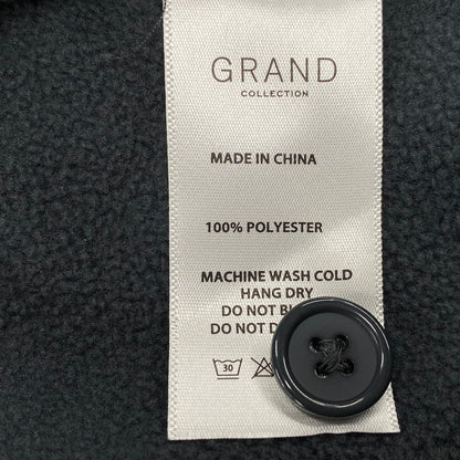 【中古品】【メンズ】 GRAND COLLECTION グランドコレクション POLAR FLEECE BUTTON UP OVERSHIRT ポーラーフリース ボタンアップ オーバーシャツ 142-260403-as-05-izu サイズ：M カラー：グレー 万代Net店