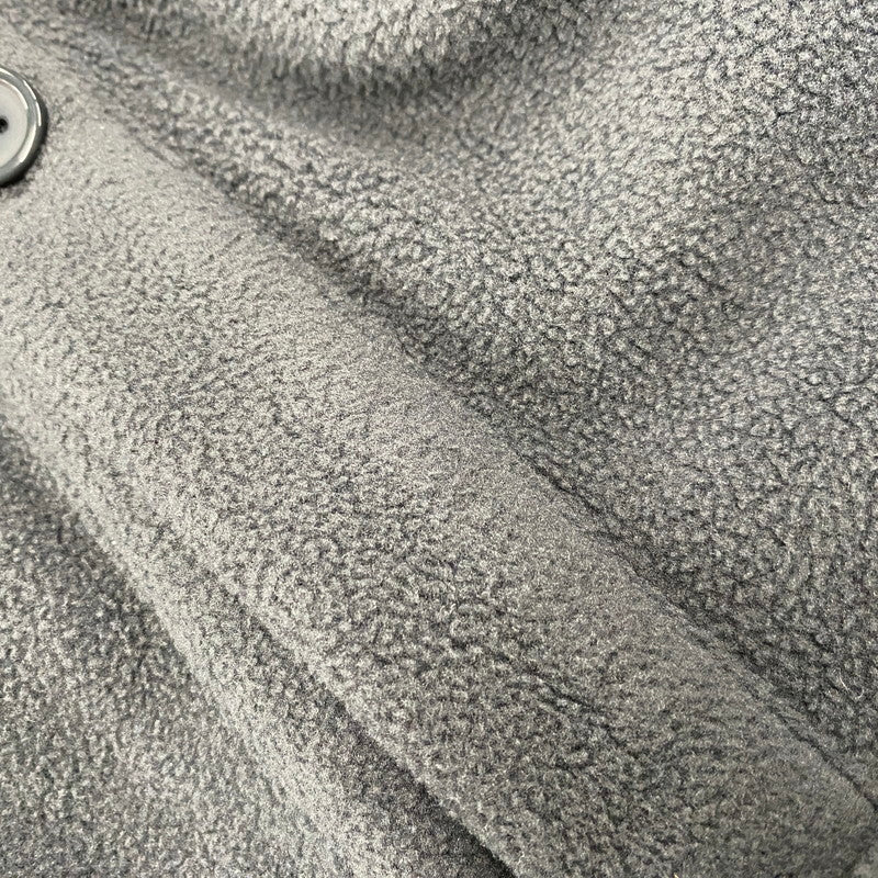 【中古品】【メンズ】 GRAND COLLECTION グランドコレクション POLAR FLEECE BUTTON UP OVERSHIRT ポーラーフリース ボタンアップ オーバーシャツ 142-260403-as-05-izu サイズ：M カラー：グレー 万代Net店