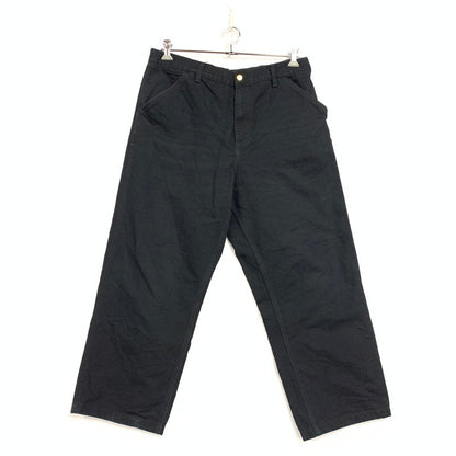 【中古品】【メンズ】 CARHARTT WIP カーハート ワークインプログレス I031220 SIMPLE PANTS シンプル パンツ ボトムス ズボン 153-260407-ya-02-izu サイズ：34×32 カラー：BLACK 万代Net店