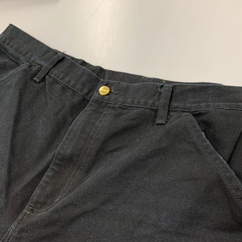 【中古品】【メンズ】 CARHARTT WIP カーハート ワークインプログレス I031220 SIMPLE PANTS シンプル パンツ ボトムス ズボン 153-260407-ya-02-izu サイズ：34×32 カラー：BLACK 万代Net店