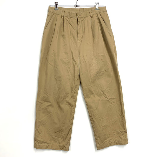 【中古品】【メンズ】 HAVE A GOOD DAY ハブアグッドデイ 2TUCK WIDE CHINO PANTS 2タック ワイド チノパンツ ボトムス 151-260404-kh-19-izu サイズ：3 カラー：ベージュ 万代Net店