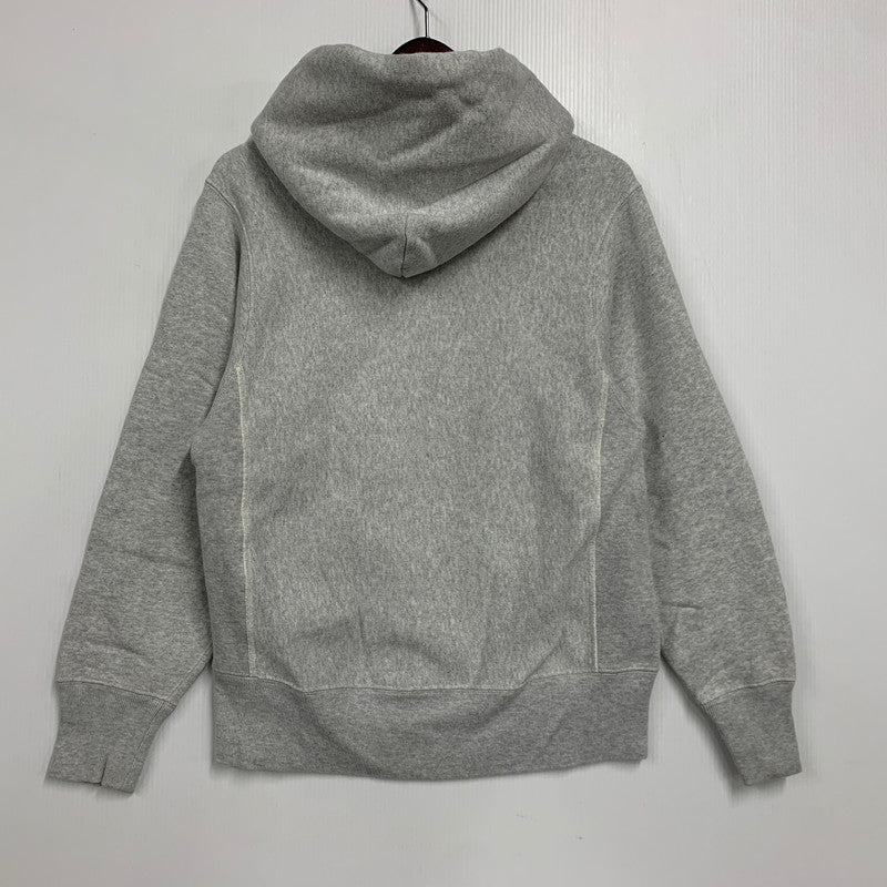 【中古品】【メンズ】 Champion チャンピオン C3-Y134 REVERSE WEAVE ZIPUP HOODED SWEAT SHIRT リバースウィーブ ジップアップ フーデッド スウェットシャツ パーカー トップス 148-260404-kh-12-izu サイズ：M カラー：グレー 万代Net店