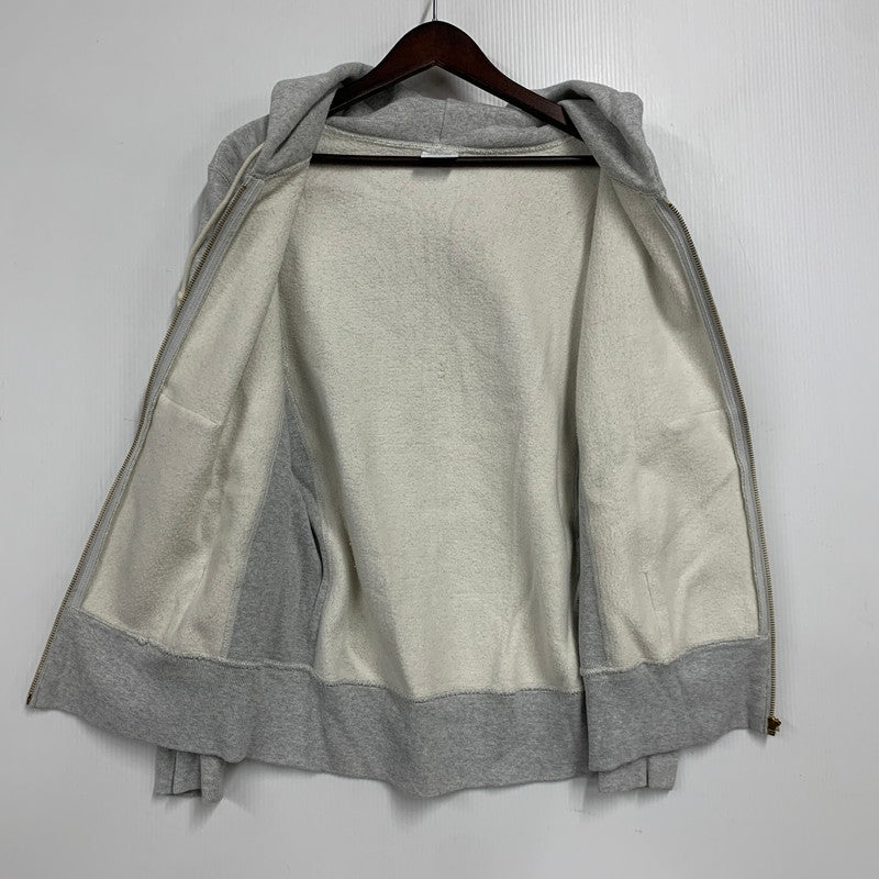 【中古品】【メンズ】 Champion チャンピオン C3-Y134 REVERSE WEAVE ZIPUP HOODED SWEAT SHIRT リバースウィーブ ジップアップ フーデッド スウェットシャツ パーカー トップス 148-260404-kh-12-izu サイズ：M カラー：グレー 万代Net店