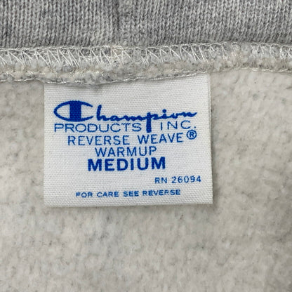 【中古品】【メンズ】 Champion チャンピオン C3-Y134 REVERSE WEAVE ZIPUP HOODED SWEAT SHIRT リバースウィーブ ジップアップ フーデッド スウェットシャツ パーカー トップス 148-260404-kh-12-izu サイズ：M カラー：グレー 万代Net店