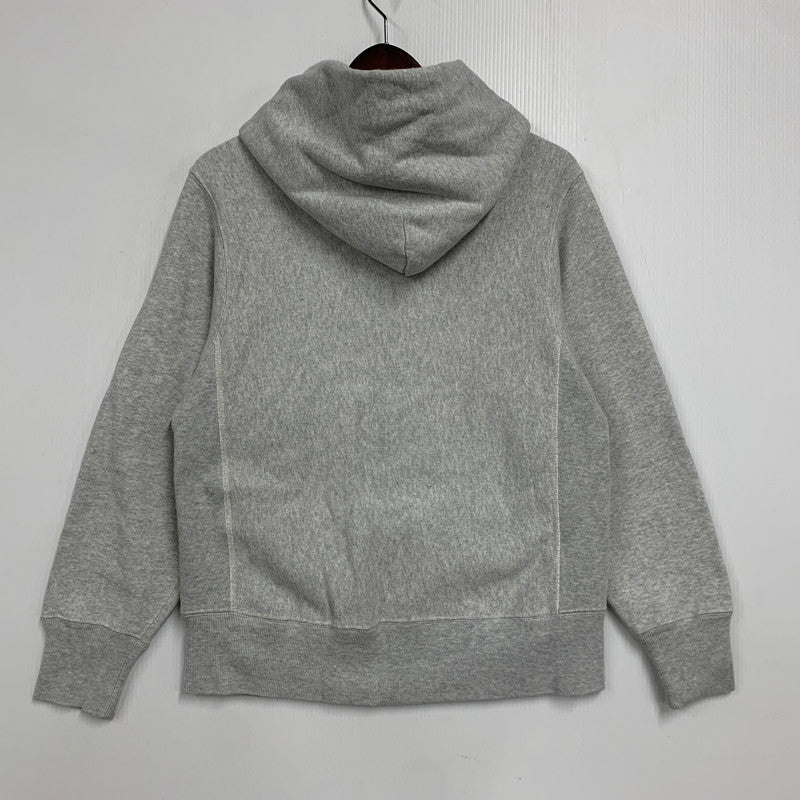 【中古品】【メンズ】 Champion チャンピオン C3-Y134 REVERSE WEAVE ZIPUP HOODED SWEAT SHIRT リバースウィーブ ジップアップ フーデッド スウェットシャツ パーカー トップス 148-260404-kh-10-izu サイズ：M カラー：グレー 万代Net店