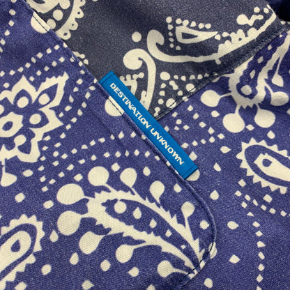 【中古品】【メンズ】 LIBERAIDERS リベレイダース BANDANA SHIRT 711032501 バンダナ柄 シャツ 長袖 トップス 142-260401-as-11-izu サイズ：XL カラー：ブルー系 万代Net店