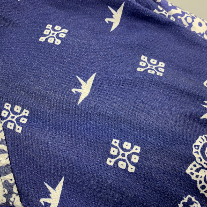 【中古品】【メンズ】 LIBERAIDERS リベレイダース BANDANA SHIRT 711032501 バンダナ柄 シャツ 長袖 トップス 142-260401-as-11-izu サイズ：XL カラー：ブルー系 万代Net店