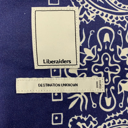 【中古品】【メンズ】 LIBERAIDERS リベレイダース BANDANA SHIRT 711032501 バンダナ柄 シャツ 長袖 トップス 142-260401-as-11-izu サイズ：XL カラー：ブルー系 万代Net店