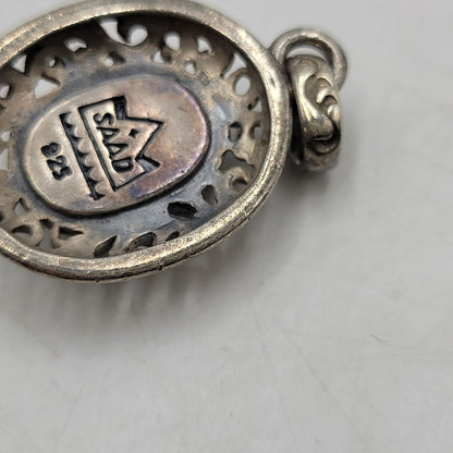 【中古品】【メンズ/レディース】 SAAD サード 925 ARABESQUE STONE PENDANT TOP アラベスク ストーン ペンダントトップ アクセサリー 191-260403-as-27-izu カラー：シルバー 万代Net店
