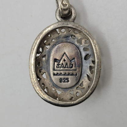 【中古品】【メンズ/レディース】 SAAD サード 925 ARABESQUE STONE PENDANT TOP アラベスク ストーン ペンダントトップ アクセサリー 191-260403-as-27-izu カラー：シルバー 万代Net店
