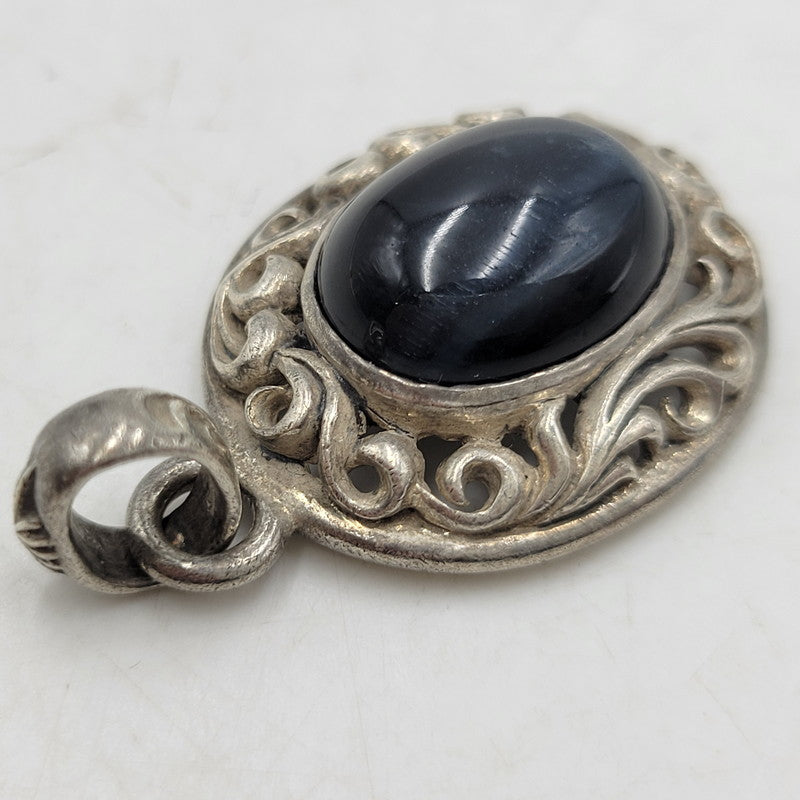 【中古品】【メンズ/レディース】 SAAD サード 925 ARABESQUE STONE PENDANT TOP アラベスク ストーン ペンダントトップ アクセサリー 191-260403-as-27-izu カラー：シルバー 万代Net店