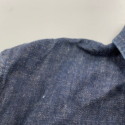 【中古品】【メンズ】 YAMANE ヤマネ LOT3000 NESAN KIREI 金太郎 鯉 刺繍 DENIM JACKET デニム ジャケット アウター 145-260402-cs-04-izu サイズ：40-42 カラー：インディゴ 万代Net店