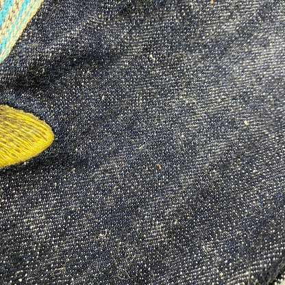 【中古品】【メンズ】 YAMANE ヤマネ LOT3000 NESAN KIREI 金太郎 鯉 刺繍 DENIM JACKET デニム ジャケット アウター 145-260402-cs-04-izu サイズ：40-42 カラー：インディゴ 万代Net店