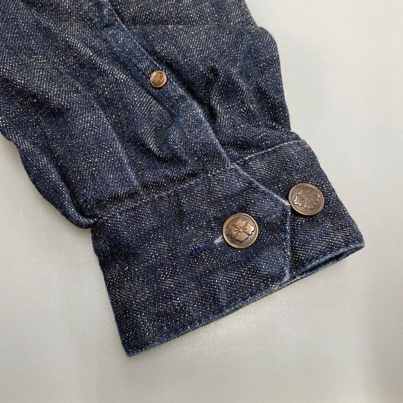 【中古品】【メンズ】 YAMANE ヤマネ LOT3000 NESAN KIREI 金太郎 鯉 刺繍 DENIM JACKET デニム ジャケット アウター 145-260402-cs-04-izu サイズ：40-42 カラー：インディゴ 万代Net店