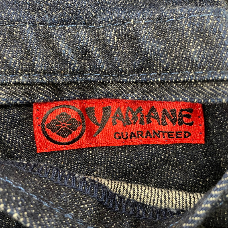 【中古品】【メンズ】 YAMANE ヤマネ LOT3000 NESAN KIREI 金太郎 鯉 刺繍 DENIM JACKET デニム ジャケット アウター 145-260402-cs-04-izu サイズ：40-42 カラー：インディゴ 万代Net店