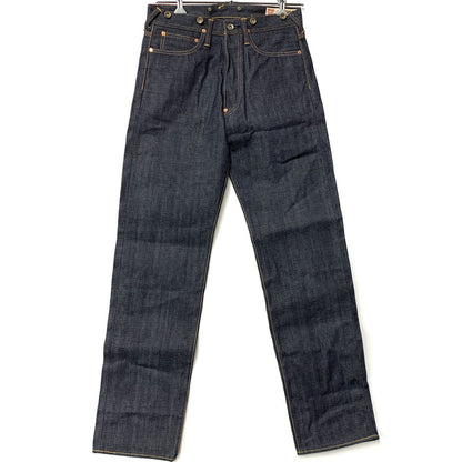 【中古美品】【メンズ】 EVISU エヴィス BUTTONFLY DENIM PANTS LOT2111 ボタンフライ デニムパンツ シンチバック ジーンズ ボトムス 156-260401-as-07-izu サイズ：32×35 カラー：インディゴ 万代Net店