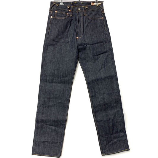【中古美品】【メンズ】 EVISU エヴィス BUTTONFLY DENIM PANTS LOT2111 ボタンフライ デニムパンツ シンチバック ジーンズ ボトムス 156-260401-as-07-izu サイズ：32×35 カラー：インディゴ 万代Net店