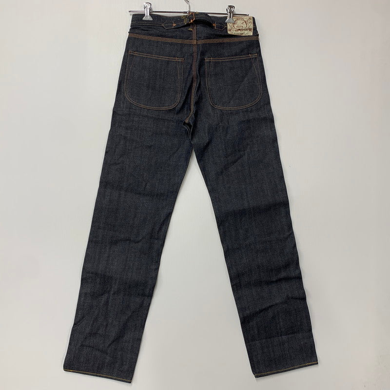 【中古美品】【メンズ】 EVISU エヴィス BUTTONFLY DENIM PANTS LOT2111 ボタンフライ デニムパンツ シンチバック ジーンズ ボトムス 156-260401-as-07-izu サイズ：32×35 カラー：インディゴ 万代Net店