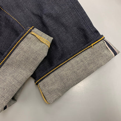 【中古美品】【メンズ】 EVISU エヴィス BUTTONFLY DENIM PANTS LOT2111 ボタンフライ デニムパンツ シンチバック ジーンズ ボトムス 156-260401-as-07-izu サイズ：32×35 カラー：インディゴ 万代Net店