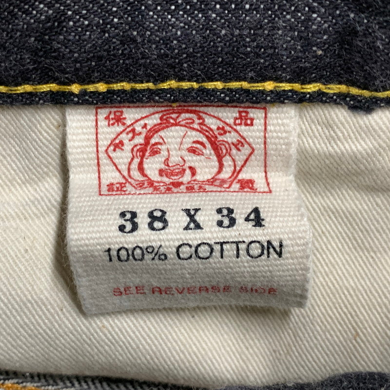 【中古品】【メンズ】 EVISU PARIS エヴィス パリ BUTTONFLY DENIM PANTS NO.1468 ボタンフライ デニムパンツ カモメ×蛇 ジーンズ ボトムス 156-260401-as-09-izu サイズ：38×34 カラー：インディゴ系 万代Net店