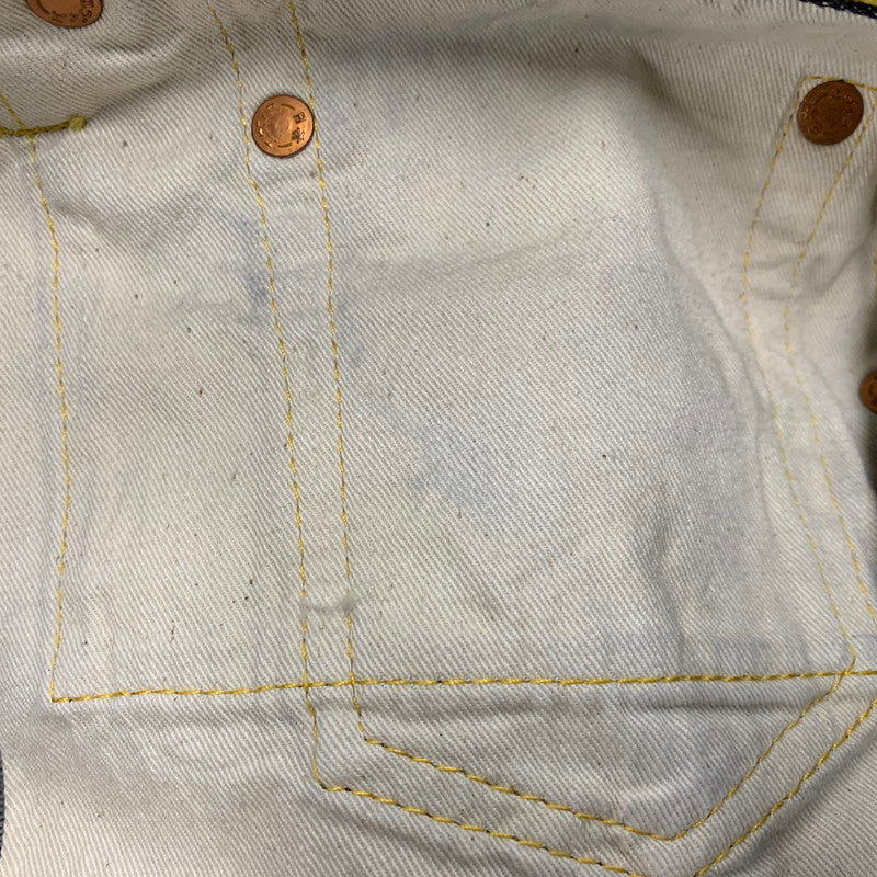 【中古品】【メンズ】 EVISU PARIS エヴィス パリ BUTTONFLY DENIM PANTS NO.1468 ボタンフライ デニムパンツ カモメ×蛇 ジーンズ ボトムス 156-260401-as-09-izu サイズ：38×34 カラー：インディゴ系 万代Net店