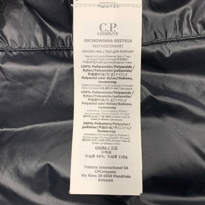 【中古品】【メンズ】 C.P. COMPANY シーピーカンパニー 09CMOW066A 005791A DD SHELL GOOGLE VEST ディーディーシェル ゴーグル ベスト アウター 141-260402-cs-15-izu サイズ：56 カラー：ブラック 万代Net店