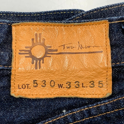 【中古品】【メンズ】 TWO MOON トゥームーン BUTTONFLY DENIM PANTS LOT530 ボタンフライ デニムパンツ ジーンズ ボトムス 156-260401-as-06-izu サイズ：33×35 カラー：インディゴ 万代Net店