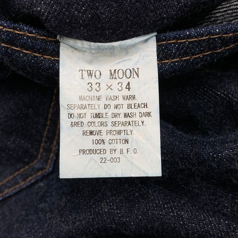 【中古品】【メンズ】 TWO MOON トゥームーン BUTTONFLY DENIM PANTS LOT530 ボタンフライ デニムパンツ ジーンズ ボトムス 156-260401-as-06-izu サイズ：33×35 カラー：インディゴ 万代Net店