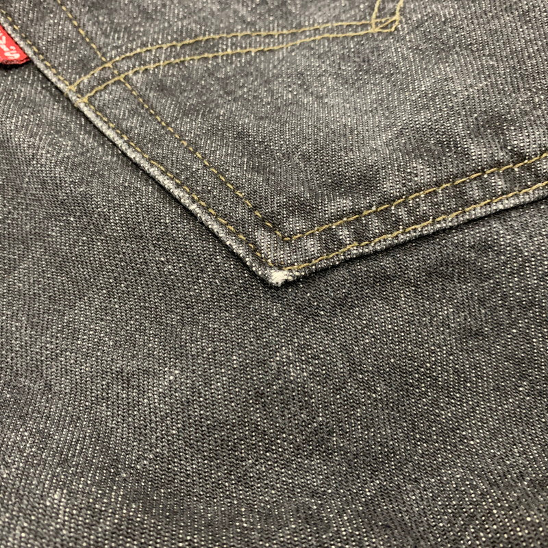 【中古品】【メンズ】 501 DENIM PANTS デニムパンツ USA製 刻印553 ジーンズ ボトムス 157-260401-as-04-izu カラー：ブラック 万代Net店