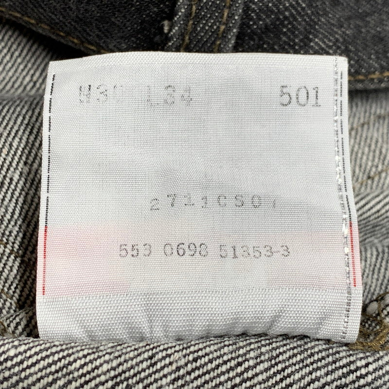 【中古品】【メンズ】 501 DENIM PANTS デニムパンツ USA製 刻印553 ジーンズ ボトムス 157-260401-as-04-izu カラー：ブラック 万代Net店
