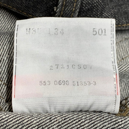 【中古品】【メンズ】 501 DENIM PANTS デニムパンツ USA製 刻印553 ジーンズ ボトムス 157-260401-as-04-izu カラー：ブラック 万代Net店